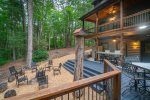 Firepit view from deck